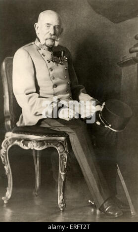 Kaiser Franz Josef / Franz Joseph. Kaiser des Austro-ungarischen Reiches 18. August 1830 - 21. November 1916. Stockfoto