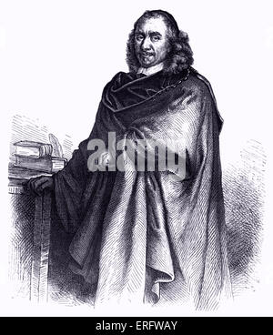 Pierre Corneille, französischer Dramatiker und Dichter. Er schrieb Mélite, Médée, Cid und viele weitere Spiele.   Französischer Dramatiker und Dichter: Stockfoto