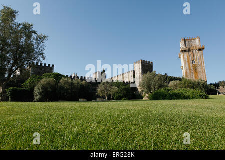 Alentejo eine schöne innene portugiesische Region mit großen ländlichen Szenen und alten Geschichte der Stadt entdecken. Stockfoto