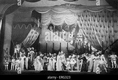 "Dornröschen".  Tschaikowskis Ballett von 1889.  Premiere von Rudolf von Laban 1934 Produktion auf dem Berlin-stand Stockfoto