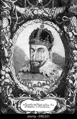 Sigismund III. Wasa, König von Polen und Großfürst von Litauen.  20 Juni 1566 - 30. April 1632. Stockfoto