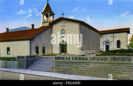 Kalifornien: Mission San Luis Obispo De Toloso, San Luis Obispo. Foto c.1900s Stockfoto