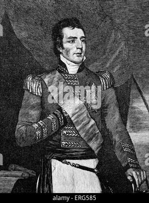 Major General Arthur Wellesley, später Herzog von Wellington. Anglo-Irischer Soldat und Staatsmann, führende Militärs und Stockfoto