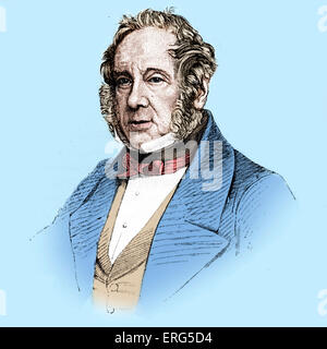 Henry John Temple, 3. Viscount Palmerston, britischer Staatsmann, zweimal Premierminister des Vereinigten Königreichs in war, der Stockfoto