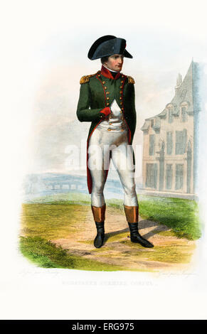 Napoleon Bonaparte, Erster Konsul / Premier Konsul - Titel von Napoleon Bonaparte nach seiner Machtübernahme in Frankreich verwendet. Stockfoto