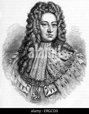 King George, die ich (1660 – 1727) König von Großbritannien und Irland von 1714 bis zu seinem Tod war. Stockfoto