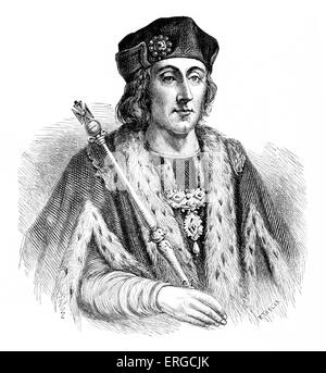 Henry VII von England - Porträt. König von England und Lord von Irland von seiner Beschlagnahme der Kronenordens am 22 August 1485 bis zu seinem Stockfoto