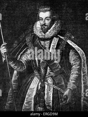 Sir Robert Cecil, 1. Earl of Salisbury. Secretary Of State und Spymaster für König James i. von England: c.1563 – 24. Mai 1612. Stockfoto