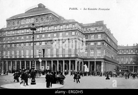 La Comédie Française, Paris, um 1900. Ein Staat Theate Frankreichs. Stockfoto
