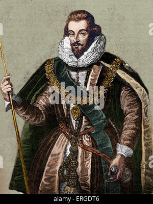 Sir Robert Cecil, 1. Earl of Salisbury. Secretary Of State und Spymaster für König James i. von England: c.1563 – 24. Mai 1612. Stockfoto