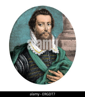 Robert Devereux, 2. Earl of Essex. Englischen Adligen. Einer der Favoriten Elizabeth I. 10 November 1565 – 25. Februar 1601 Stockfoto