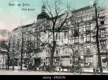 Hotel Bristol, Berlin, Deutschland (frühes 20. Jahrhundert). Stockfoto