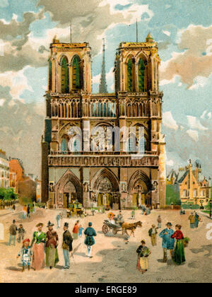 Notre-Dame, Paris, Frankreich. Kathedrale. Stockfoto