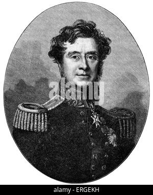 FitzRoy Somerset, 1. Baron Raglan - Porträt. Britischer Soldat und Feldmarschall, Kommandeur der britischen Streitkräfte während des Krimkrieges. 30. November 1788 - 29. Juni 1855. Stockfoto