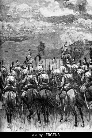 Schlacht von Königgrätz, 3. Juli 1866. Entscheidungsschlacht des preußisch-österreichischen Krieg zwischen Preußen und vereinten Kräften von Österreich Stockfoto