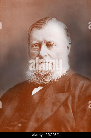 William Edward Forster - englischer Industrieller, Philanthrop und liberale Partei Staatsmann.  11. Juli 1818 – 6. April 1886 Stockfoto