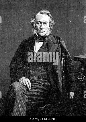 Richard Cobden - Porträt. Britische Hersteller und radikale und liberaler Staatsmann, verbunden mit Bildung von Anti - Mais Gesetz Stockfoto