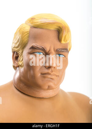 Stretch Armstrong Latex mit Maissirup Gel Action-Figur von 1976 von Kenner Stockfoto