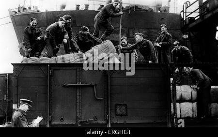 2. Weltkrieg: Militärische Pionier Hilfskorps in Frankreich.  Bildunterschrift: "militärische Pionier Hilfskorps ist in erster Linie auf" machen Stockfoto