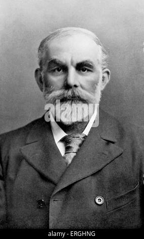 John Burns - Porträt.  Englische Gewerkschafter und Politiker. 20. Oktober 1858 – 24. Januar 1943. Stockfoto