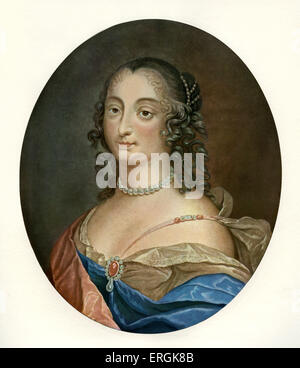 Ninon de Lenclos (1620-1705) - nach dem Stich von Francois Janinet, nach Louis Ferdinand Elle (1612-1689). Auch bekannt als Stockfoto