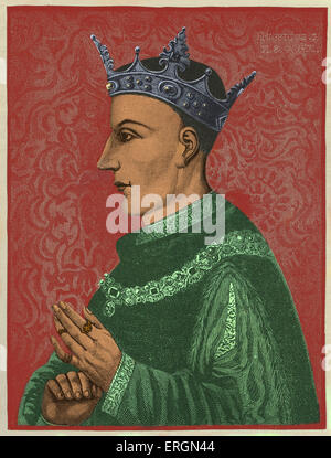 Henry V (1386-1422). König von England (1413-1422)-der zweiten englischen Monarchen aus dem Haus Lancaster. Stockfoto