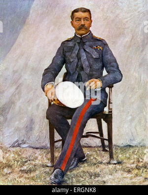 Horatio Herbert Kitchener, 1. Earl Kitchener, britischer Feldmarschall, kaiserlicher Administrator und Staatssekretär für Krieg an Stockfoto