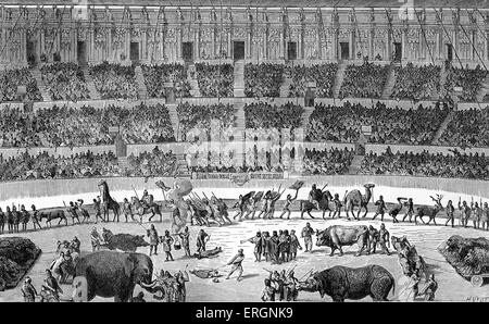 Roman Circus (Pougins "Dictionnaire du Théâtre',.) Stockfoto