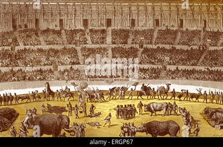 Roman Circus (Pougins "Dictionnaire du Théâtre',.) Stockfoto