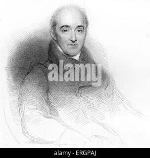 Samuel Rogers. Englischer Dichter. Kupferstich von W. Finden nach Zeichnung von Thomas Lawrence. S.R. 30. Juli 1763 – 18. Dezember 1855 Stockfoto