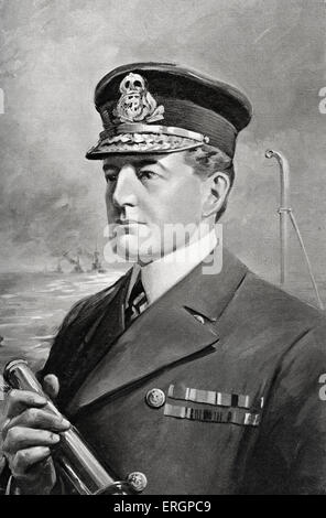 Vizeadmiral Sir David Beatty, Portrait. Royal navy-Offizier, 17. Januar 1871 – 11. März 1936. Stockfoto