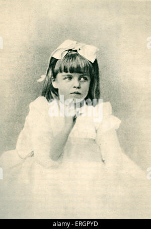 Eleanor als Kind im Jahr 1888. US-amerikanischer Politiker, ehemalige First Lady der Vereinigten Staaten, 11. Oktober 1884 – 7 Stockfoto