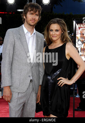 Alicia Silverstone und Christopher Jarecki Stockfoto