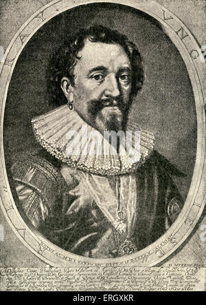 William Herbert, 3. Earl of Pembroke: Kanzler der Universität Oxford, Patron von William Shakespeare, 8 April 1580 – 10 Stockfoto
