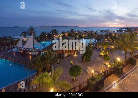 H10 Resort, Playa Blanca, Lanzarote, Spanien Stockfoto