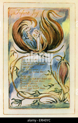 Songs of Innocence von William Blake English Dichter, Maler und Grafiker: 28. November 1757 — 12. August 1827. Stockfoto