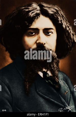 Alphonse Daudet, französischer Schriftsteller, 13. Mai 1840 – 16. Dezember 1897 Stockfoto