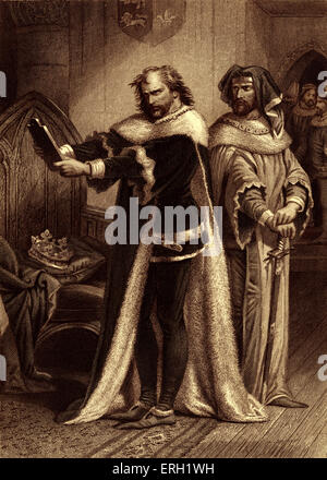 König Richard II. (Akt IV Szene 1), spielen von William Shakespeare. Richard und Bolingbroke. "König Richard: eine spröde Herrlichkeit leuchtet Stockfoto