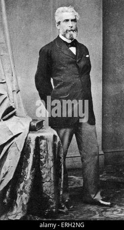 John Lothrop Motley, US-amerikanischer Historiker. 15. April 1814 - Mai 29. 1877. Stockfoto