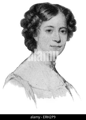 Sophia Peabody (1809 – 1871), US-amerikanischer Illustrator und Ehefrau von Nathaniel Hawthorne. NH: Amerikanischer Schriftsteller, 4. Juli 1804 – 19 Mai Stockfoto