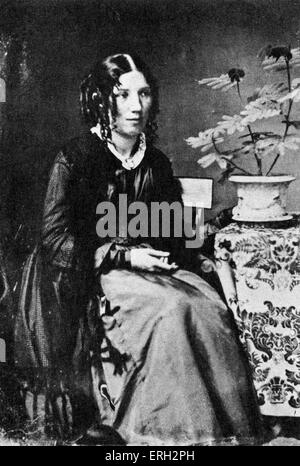 Harriet Beecher Stowe c. 1852, US-amerikanischer Schriftsteller und Abolitionist. 14. Juni 1811 – 1. Juli 1896. Stockfoto