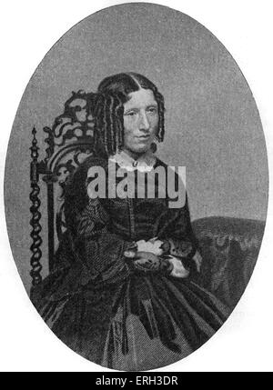 Harriet Beecher Stowe, US-amerikanischer Schriftsteller und Abolitionist, 14. Juni 1811 – 1. Juli 1896. Künstler unbekannt. Stockfoto