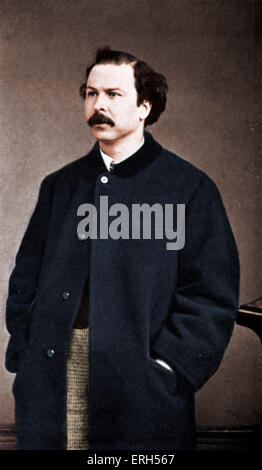 Henri Meilhac - französischen Dramatiker und Oper Librettist: 21. Februar 1831 – 6. Juli 1897. Farbausführung Version. Stockfoto