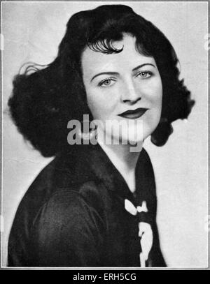 Gracie Fields Porträt in "Theaterwelt" Januar 1932. GF: Englisch Schauspielerin, Sängerin und Schauspielerin, 9. Januar 1898 – 27 Stockfoto