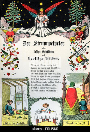 Der Struwwelpeter von Dr. Heinrich Hoffmann - Einführung.  400 Auflage veröffentlichte 1917. Deutsche Kinder-und Jugendbuch, erste Stockfoto