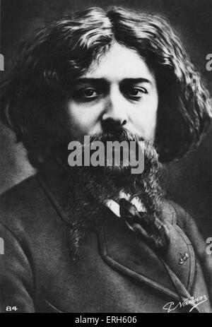 Alphonse Daudet, französischer Schriftsteller, 13. Mai 1840 – 16. Dezember 1897 Stockfoto