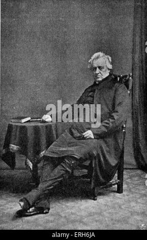 Erzdiakon Dodgson - Carrolls Vater. Erzdiakon von Richmond von 1854 bis zu seinem Tod im Jahre 1868. LW: (Richtiger Name Reverend Charles Lutwidge Dodgson) englische Autorin: 27. Januar 1832 - 14. Januar 1898. Stockfoto