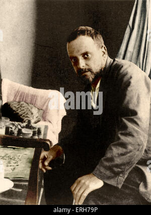 Paul Klee - Porträt von der Deutsch / Schweizer Künstler & Maler in Possenhofen, Deutschland, 1921. 18. Dezember 1879 - 29. Juni 1940. Schlüssel Stockfoto