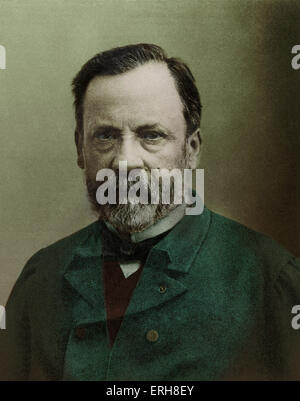 Louis Pasteur - Porträt - französischer Chemiker, Biologen und Begründer der modernen Bakteriologie -27 Dezember 1822 - 28. September 1895 Stockfoto