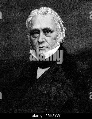 Thomas Babington Macaulay, 1. Baron Macaulay. Britischer Dichter, Historiker und Whig Politiker, 5. Oktober 1800 – 28. Dezember 1859. Stockfoto